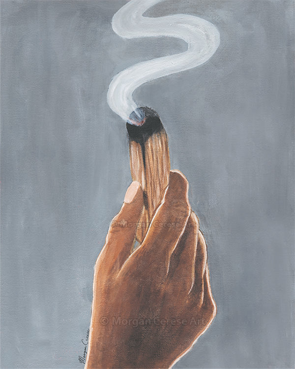 Palo Santo That Shit Art Print - Healing Themed Spiritual Art - Morgan Cerese Art