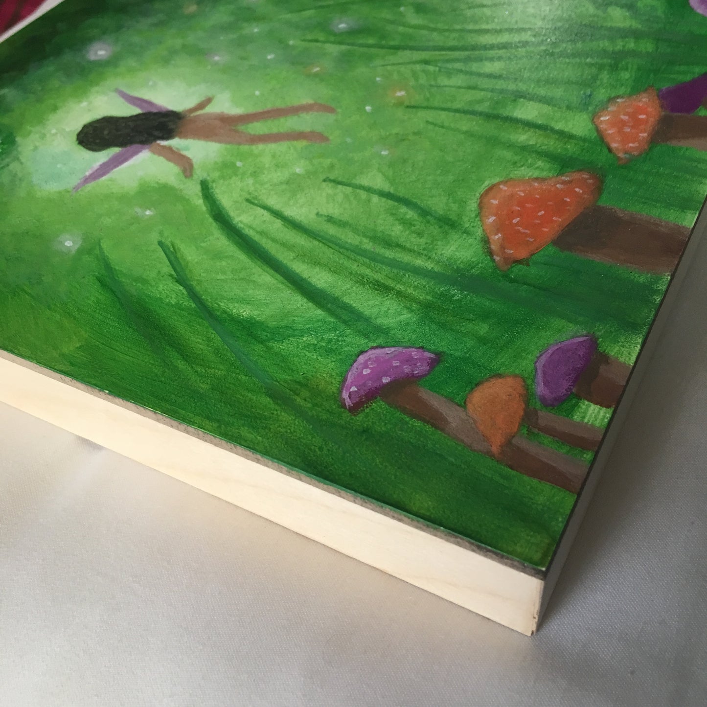 "Faery Dreams" Acrylic Painting - 8x10 inches - Morgan Cerese Art