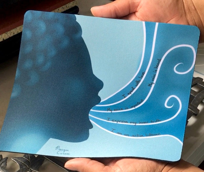 Throat Chakra Mousepad