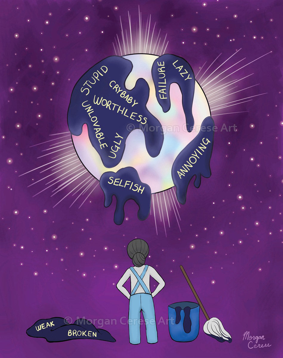Doing The Work Art Print