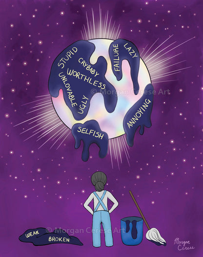 Doing The Work Art Print