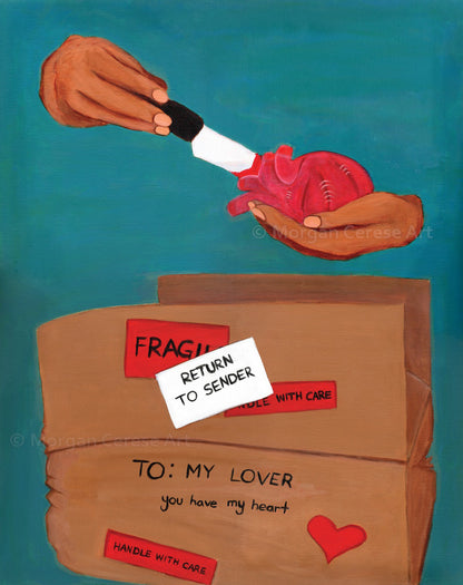 Handle With Care Art Print