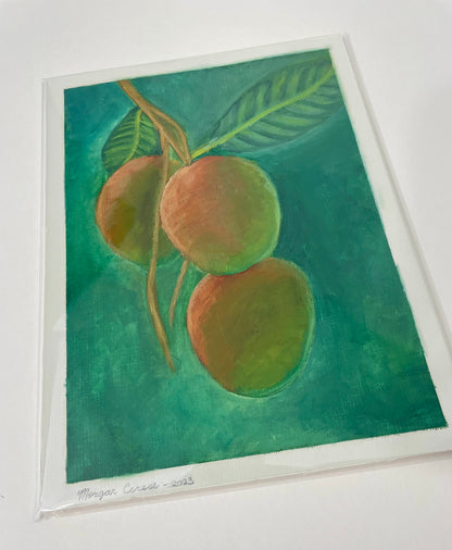 "Mango SZN" Oil Painting Study - 9x12 inches