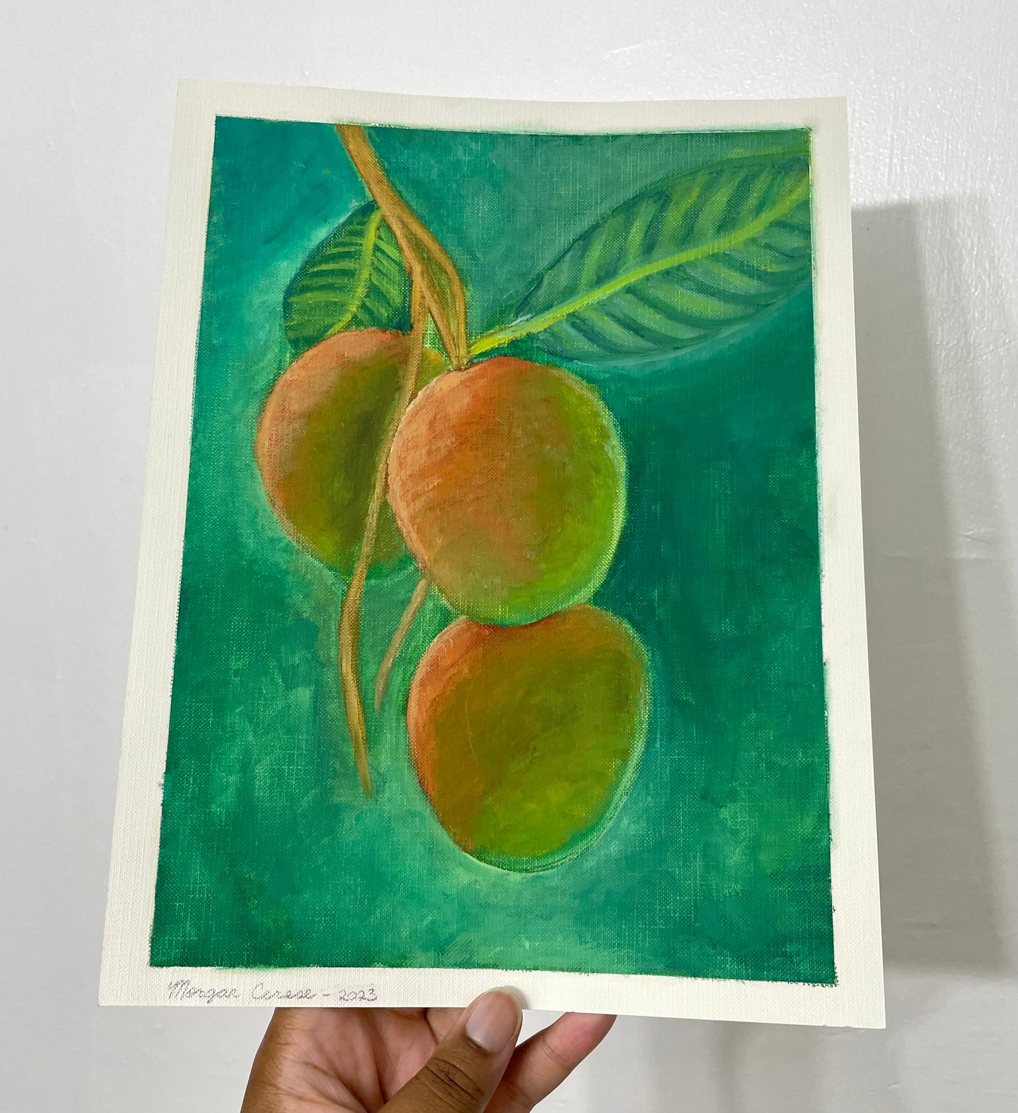 "Mango SZN" Oil Painting Study - 9x12 inches