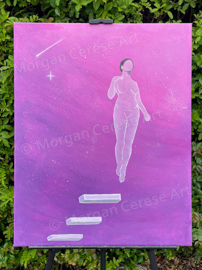 "Ascension" Acrylic Painting - 24x30 inches
