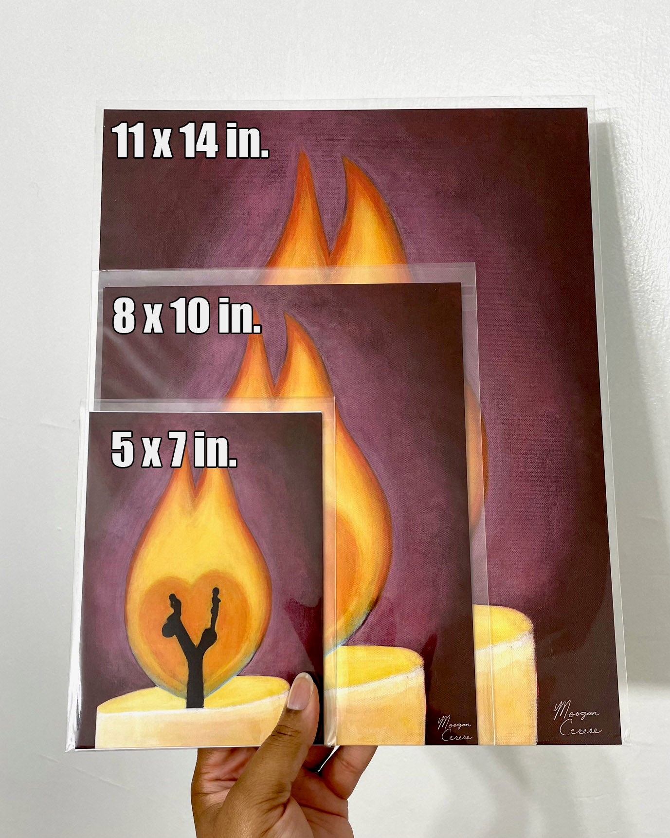 Burning Apart Art Print