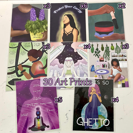 Metaphysical Spiritual Art Print Starter Pack - 30 Prints