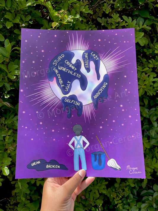 Doing The Work Art Print