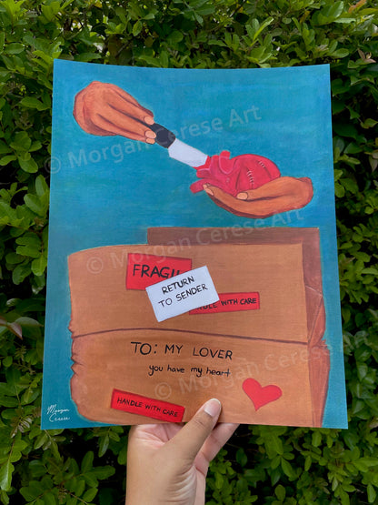 Handle With Care Art Print