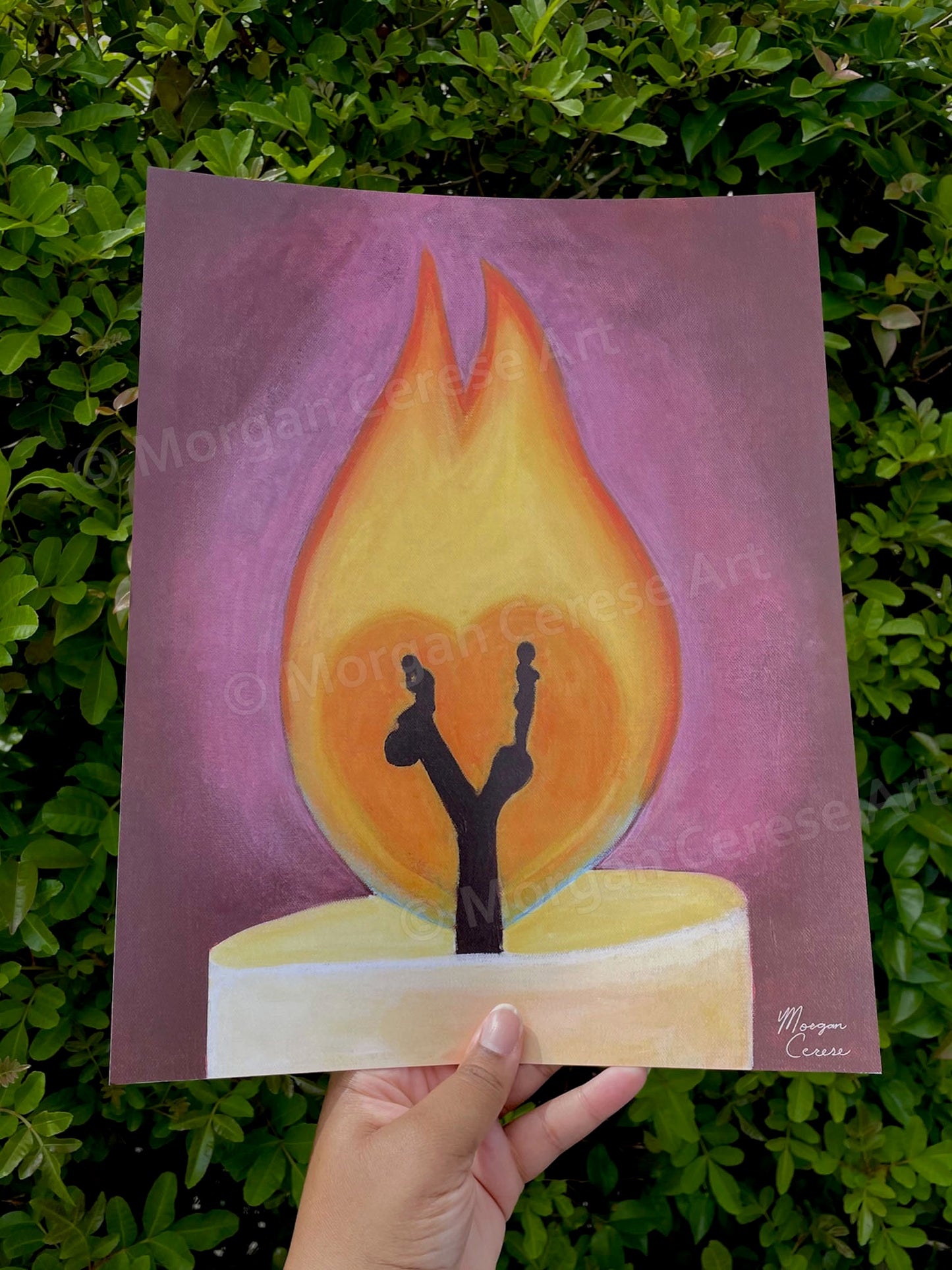 Burning Apart Art Print