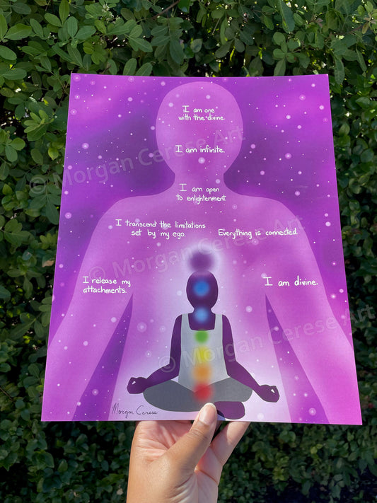 Crown Chakra - Sahasrara Art Print