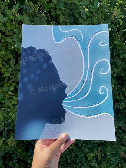 Throat Chakra - Vishuddha Art Print