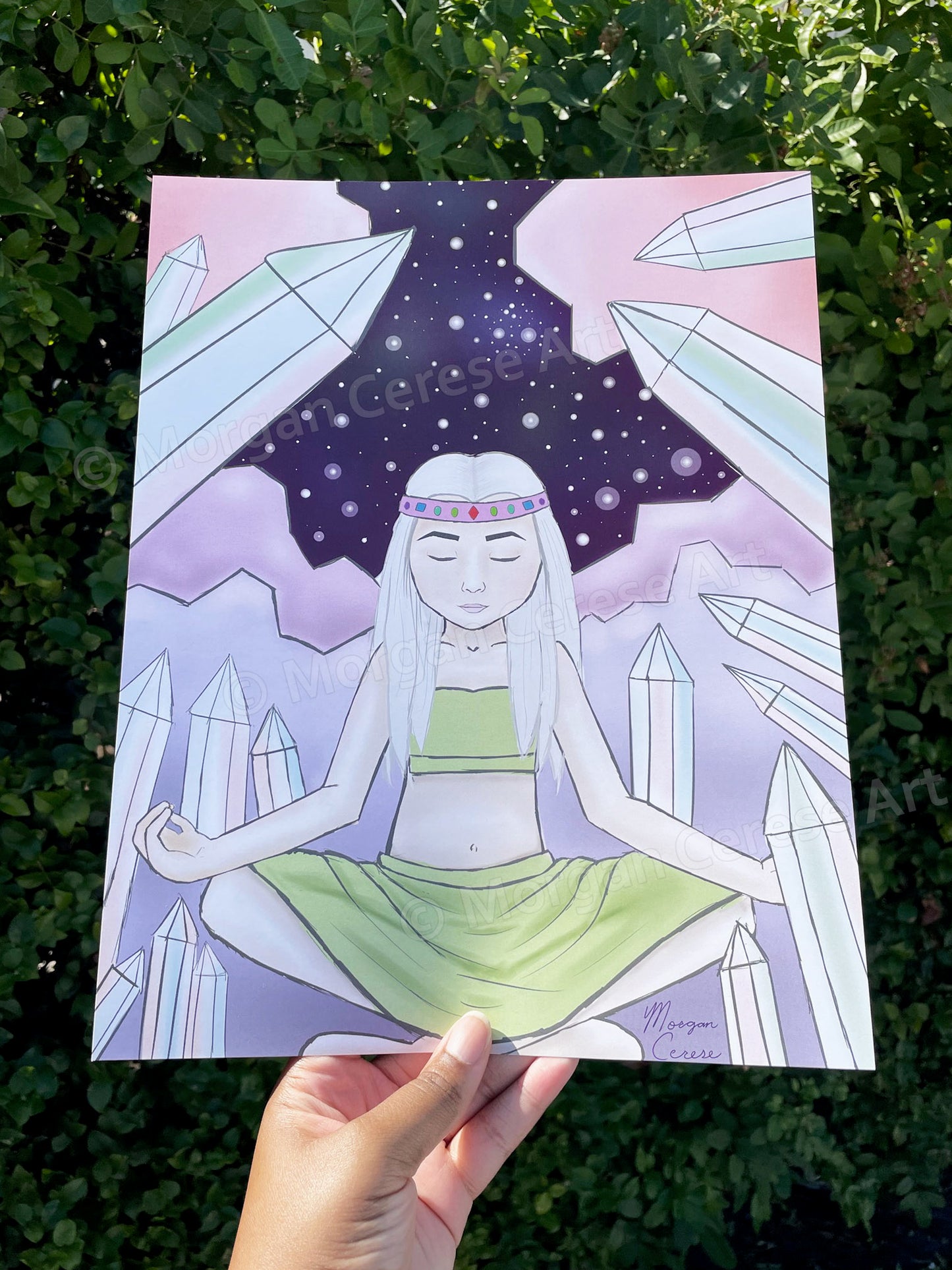 Crystal Witch Art Print