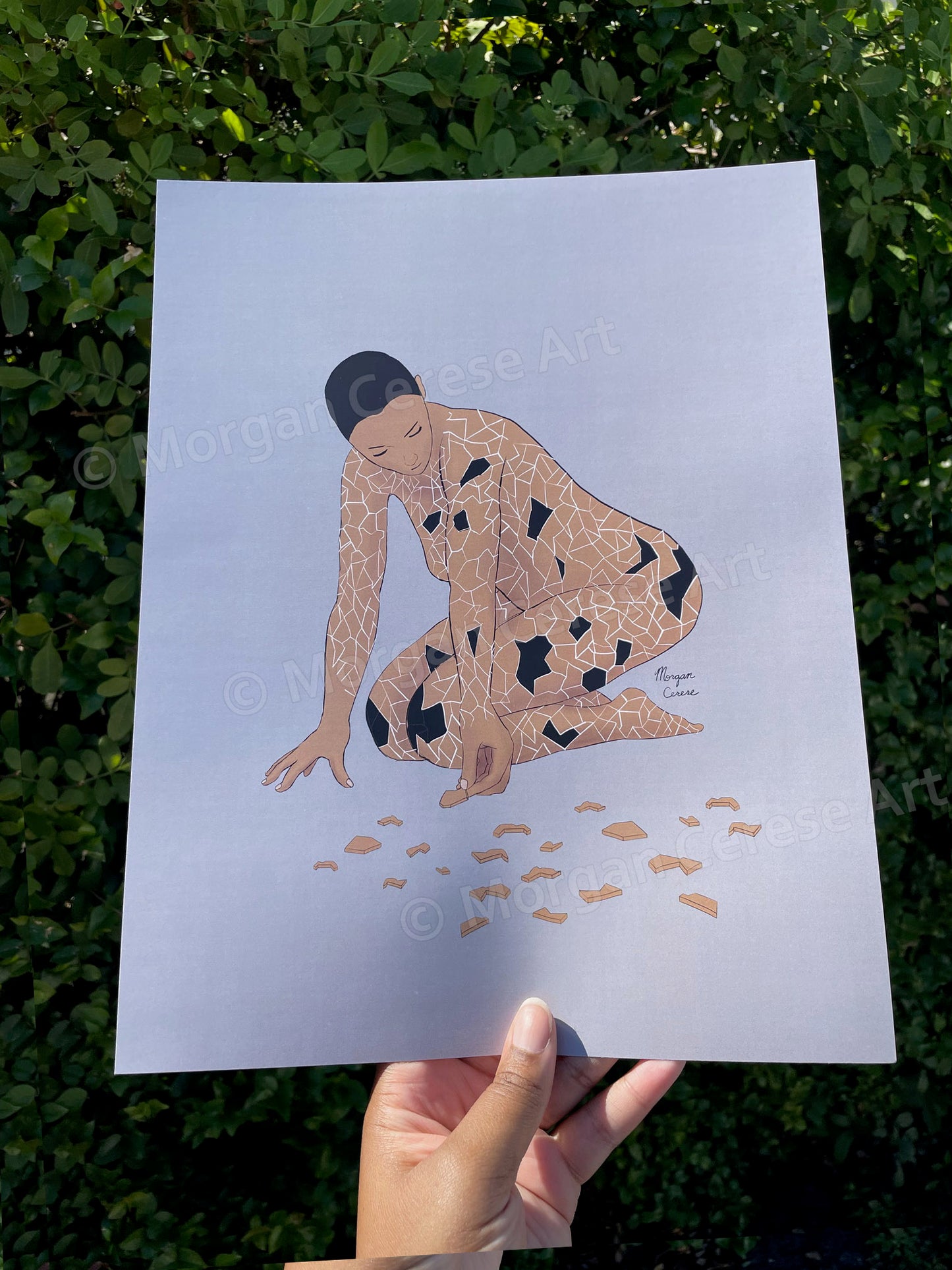 Picking Up The Pieces (Version 2) Art Print