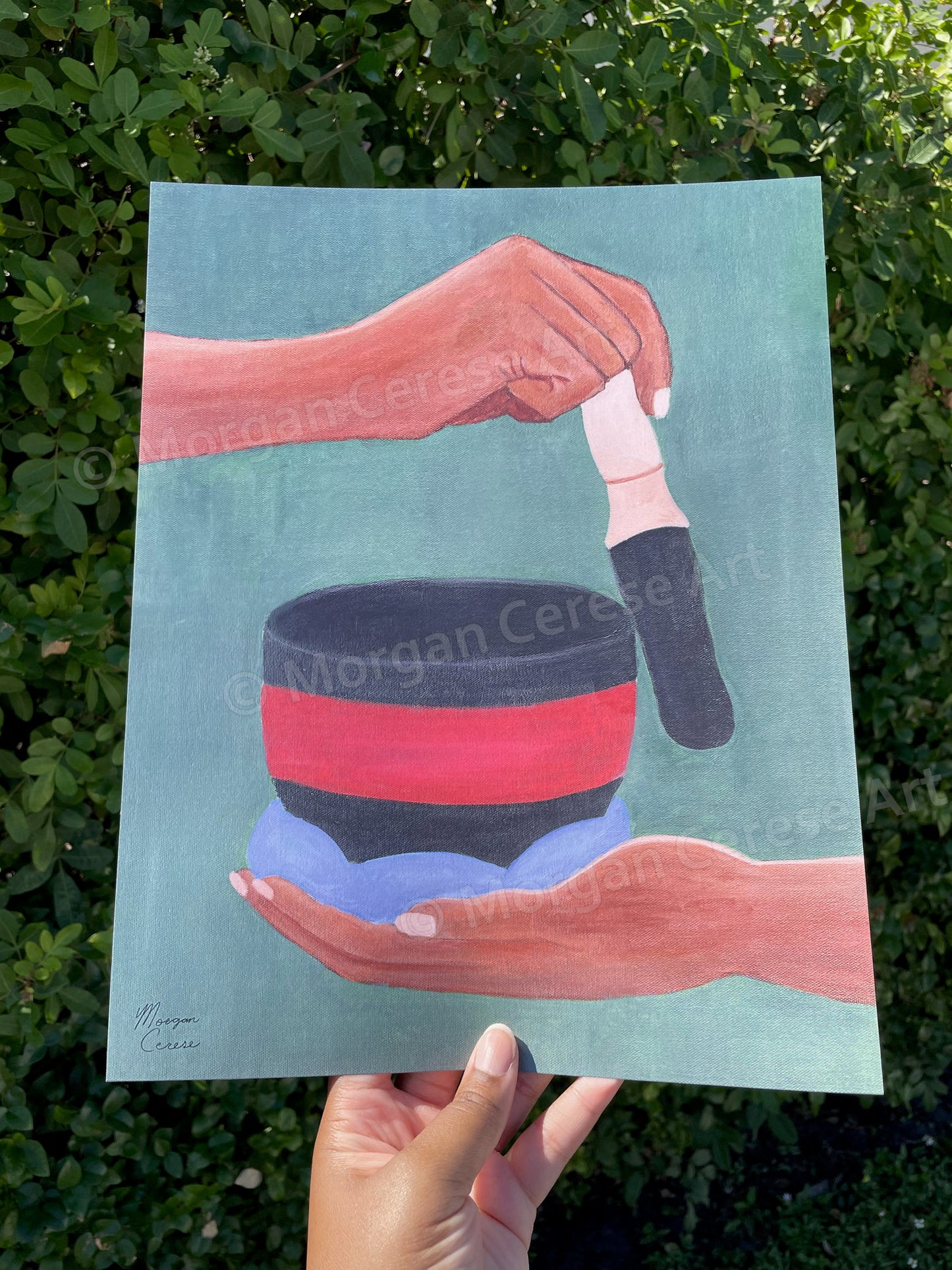 The Singing Bowl Art Print