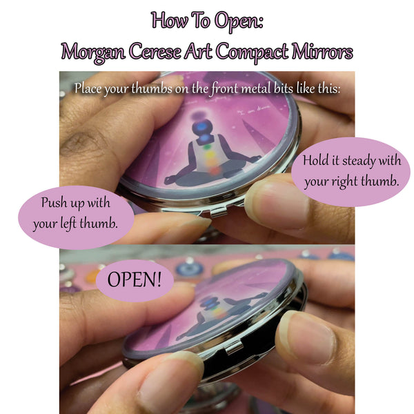How To Open Morgan Cerese Art Compact Mirror Instructions