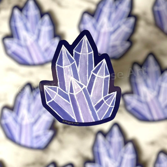 Crystalline Growth 3" Die Cut Sticker