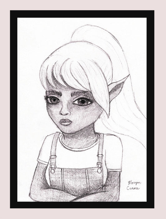 The Elf 5"x7" Print - Morgan Cerese Art