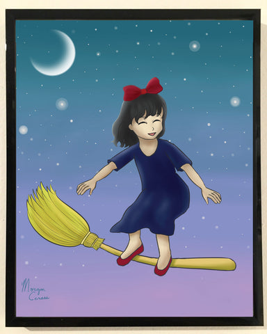 Little Witch Print - 8x10 inches - Morgan Cerese Art