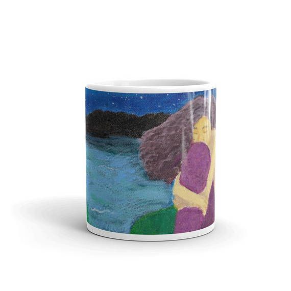 The Lost Mermaid Mug - Morgan Cerese Art