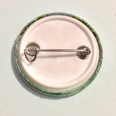 Crystalline Growth Pin-back Button - Morgan Cerese Art