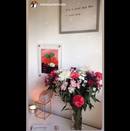 Root Chakra - Muladhara - Healing Affirmation 8"x10" Print - Morgan Cerese Art