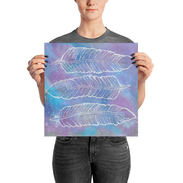 Cosmic Feathers Photo Paper Poster - Morgan Cerese Art