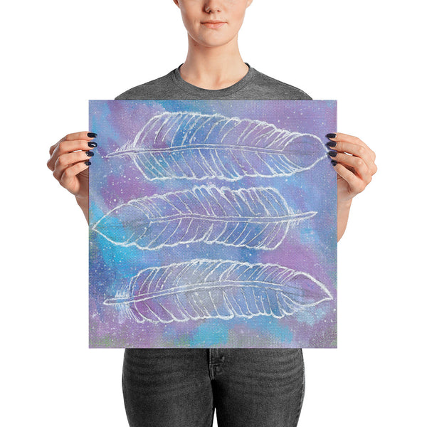 Cosmic Feathers Photo Paper Poster - Morgan Cerese Art