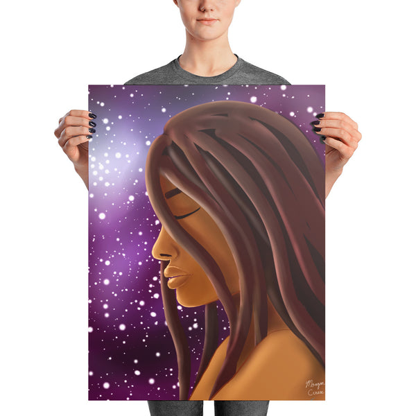 Cosmic Witch Photo Paper Poster - Morgan Cerese Art