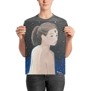 Lady Neptune Photo Paper Poster - Morgan Cerese Art