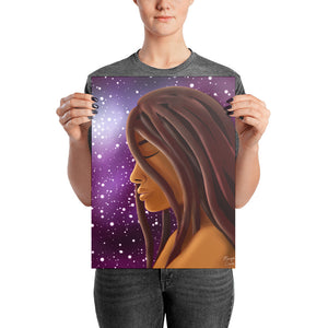Cosmic Witch Photo Paper Poster - Morgan Cerese Art