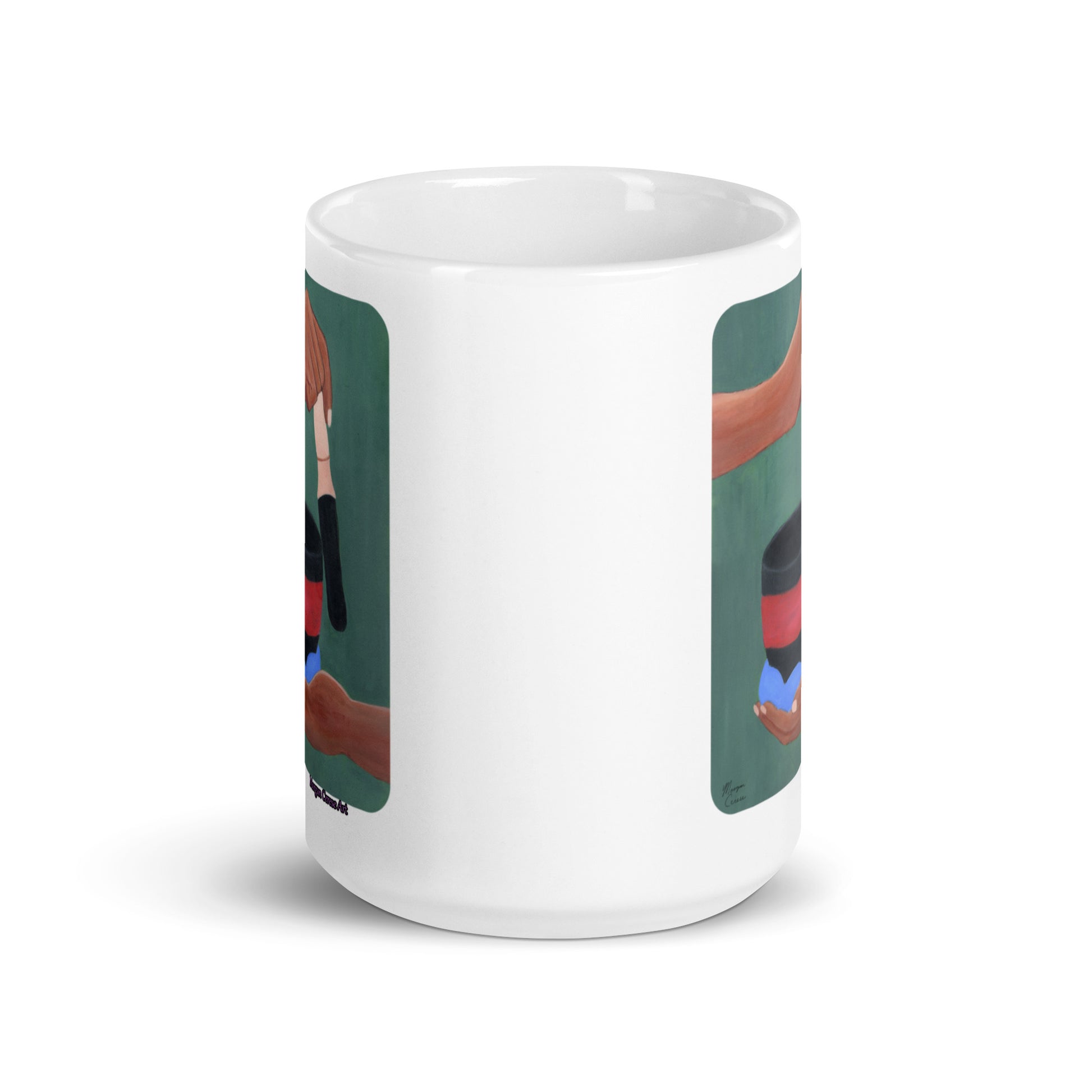 The Singing Bowl Mug - Healing Themed Spiritual Art - Morgan Cerese Art