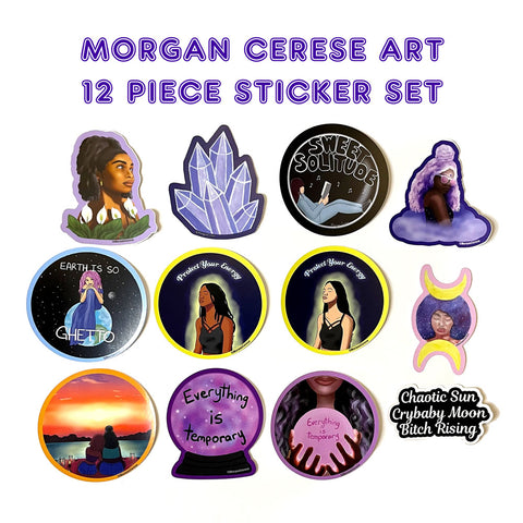 Morgan Cerese Art Large Sticker Set