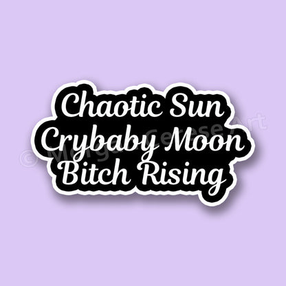 Blunt Astrology 3" Die Cut Sticker