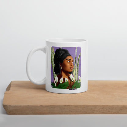 Growth 11oz 15oz Mug - Beautiful Black Women With Natural Hair - Morgan Cerese Art