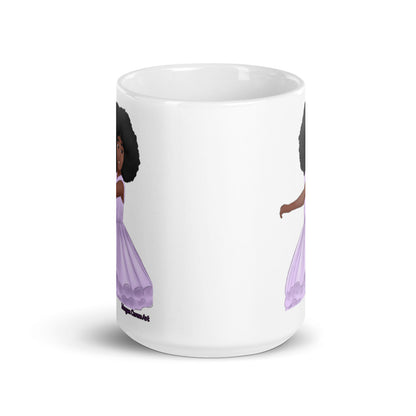 Afro Ballerina Mug - Morgan Cerese Art