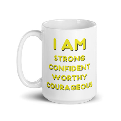 Solar Plexus Chakra - Manipura - Healing Art & Affirmation Mug - Morgan Cerese Art