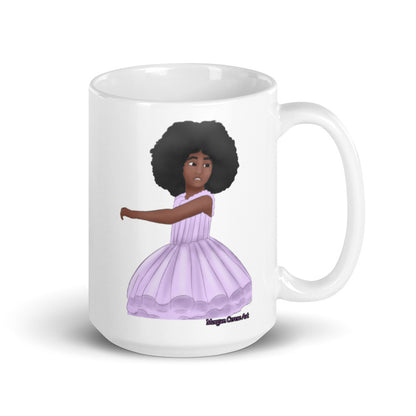 Afro Ballerina Mug - Morgan Cerese Art